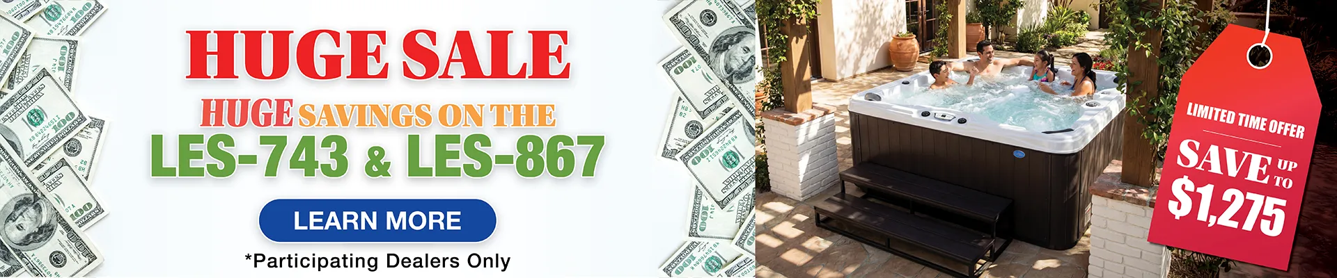 Calspas hot tub being used in a family setting - Everett